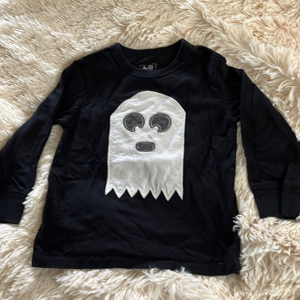 Baby gap black long sleeve ghost shirt size 3